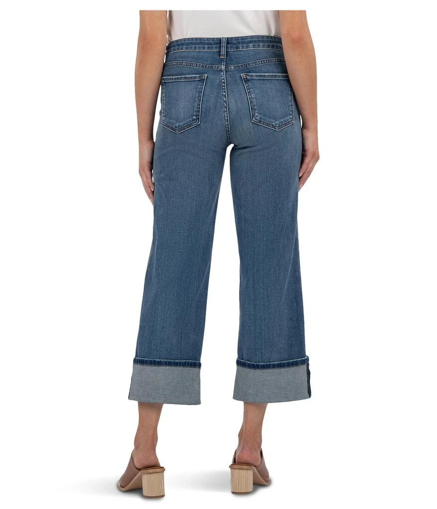 KUT from the Kloth Petite Charlotte High Rise- 4" Roll Up 3
