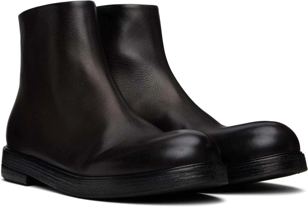 Marsèll Black Zucca Zeppa Ankle Boots 4