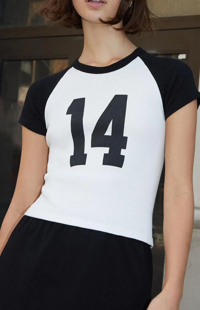 John Galt Bella 14 Ribbed Raglan T-Shirt 2