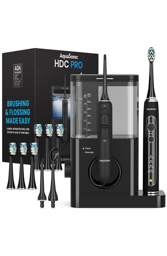 AquaSonic Home Dental Center PRO - Black Series Pro+Oral Irrigator 1