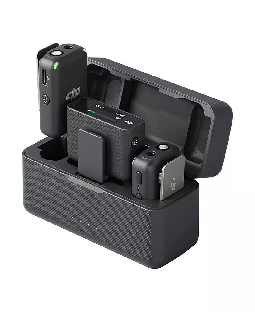 DJI Mic 2-Person Compact OLED Touchscreen Digital Wireless Microphone (2.4 GHz)