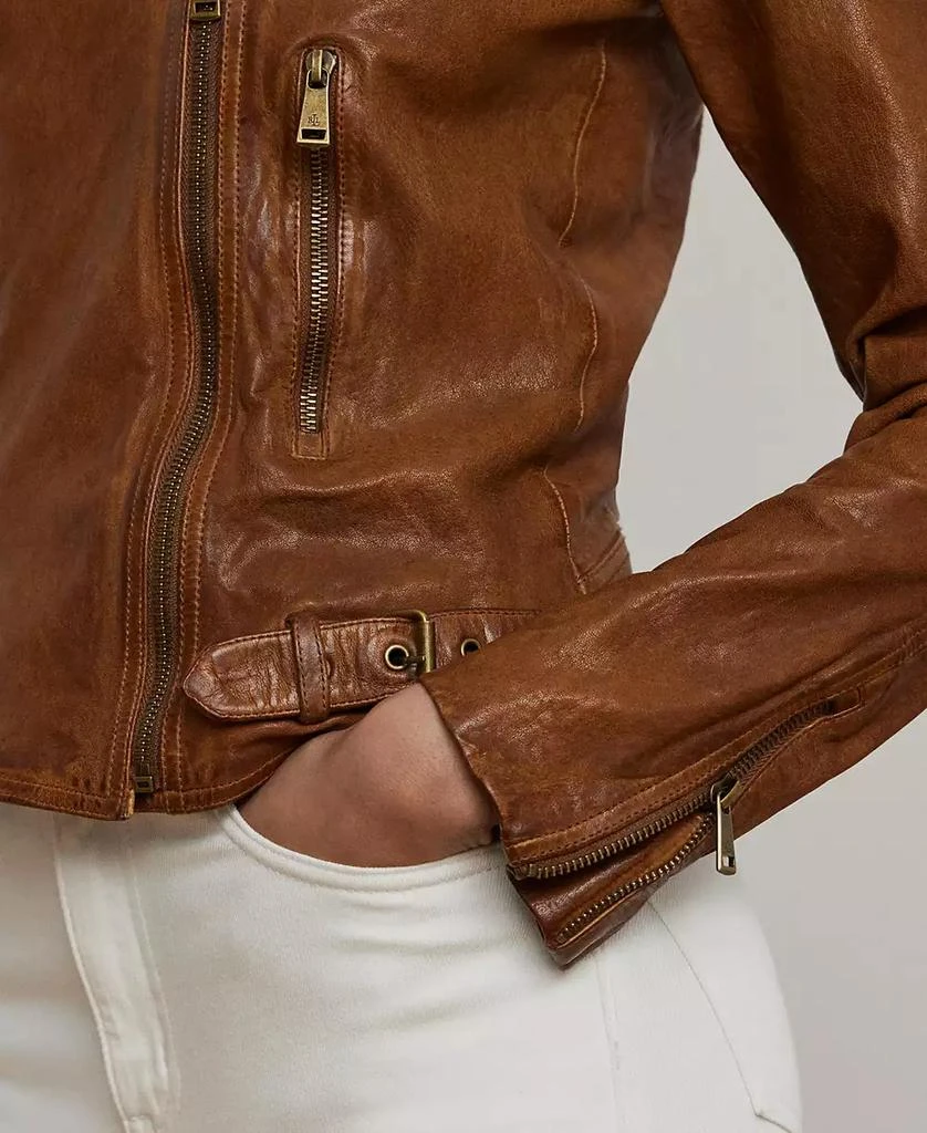 Ralph Lauren Tumbled-Leather Jacket 4