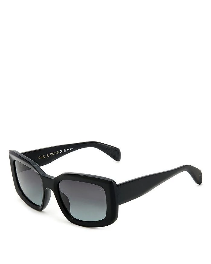 rag & bone Rectangular Sunglasses, 54mm 1