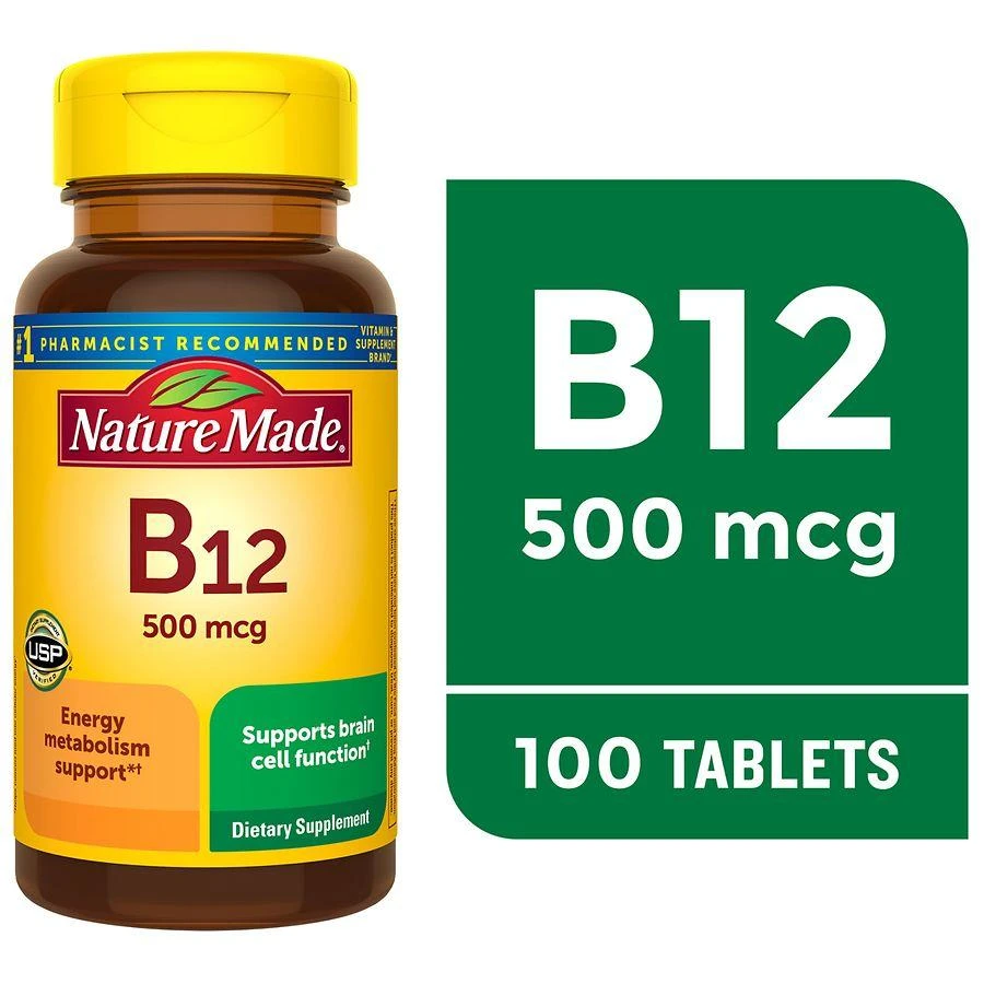 Nature Made Vitamin B12 500 mcg Tablets 2