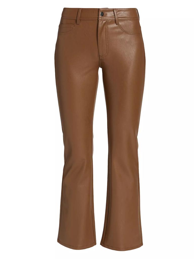 Paige Claudine Faux Leather Flared Leg Pants