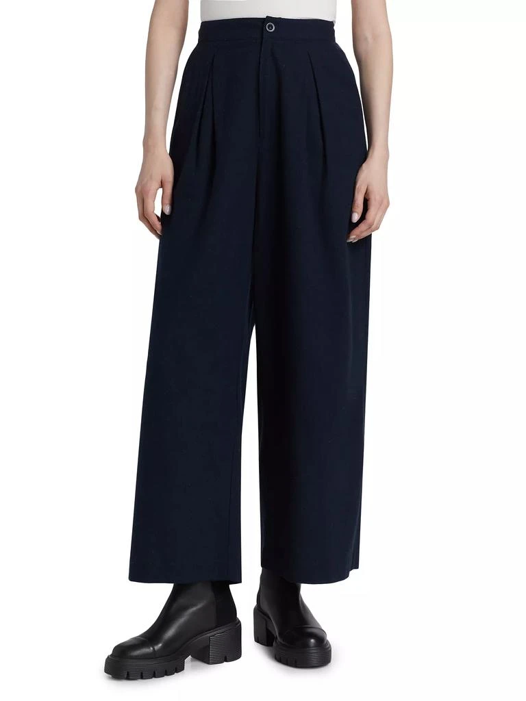 Jenni Kayne Silk Relaxed Cropped Trousers 3