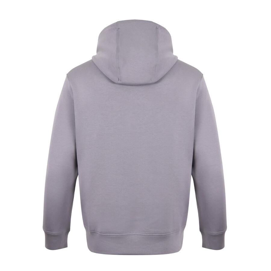 Emporio Armani Flocked-Logo Cotton-Blend Hoodie