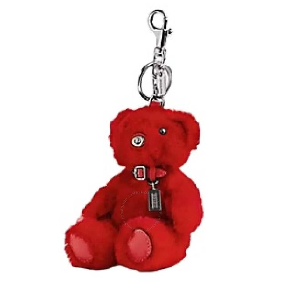 Coach Signature Shearling Bear Bag Charm Keychain 1
