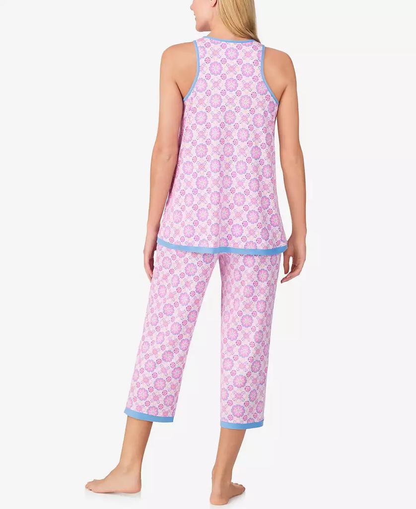 Ellen Tracy Women's Sleeveless Crop Pajama Set