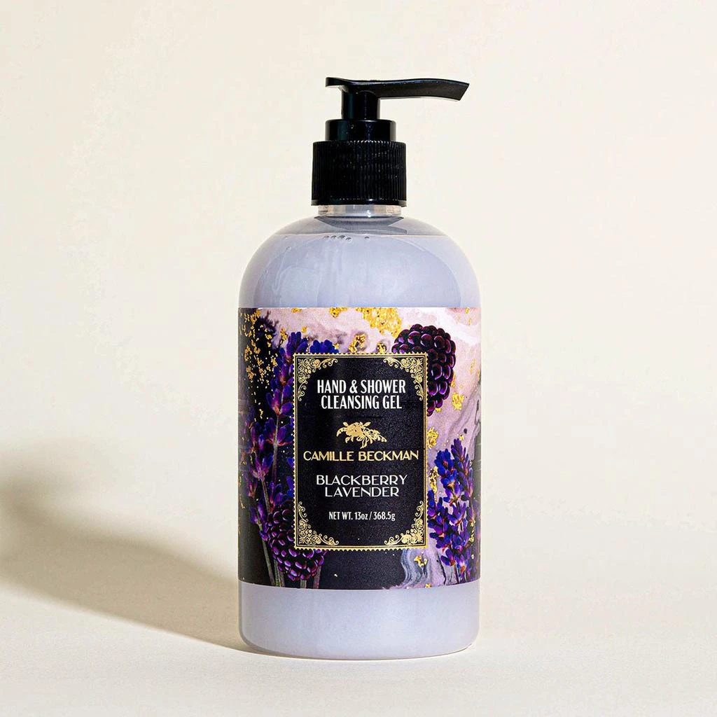 Camille Beckman Hand & Shower Cleansing Gel 13oz Blackberry Lavender 1