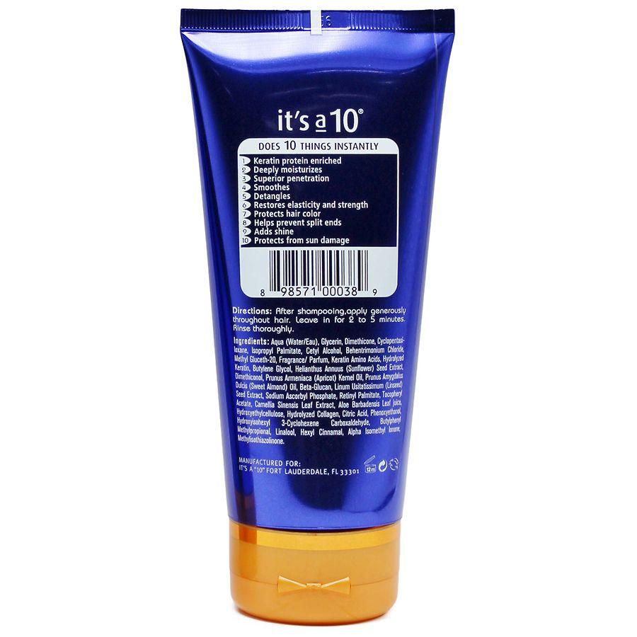 it's a 10 Miracle Deep Conditioner Plus Keratin
