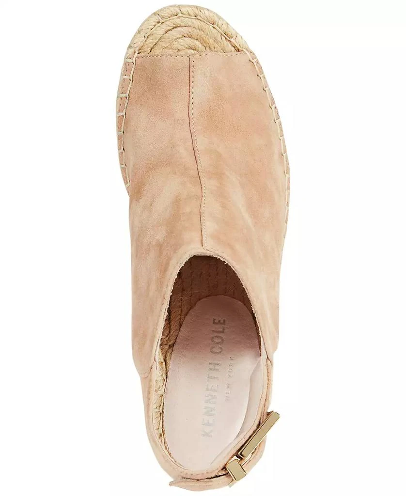 Kenneth Cole Women's Olivia Espadrille Peep-Toe Wedges 4