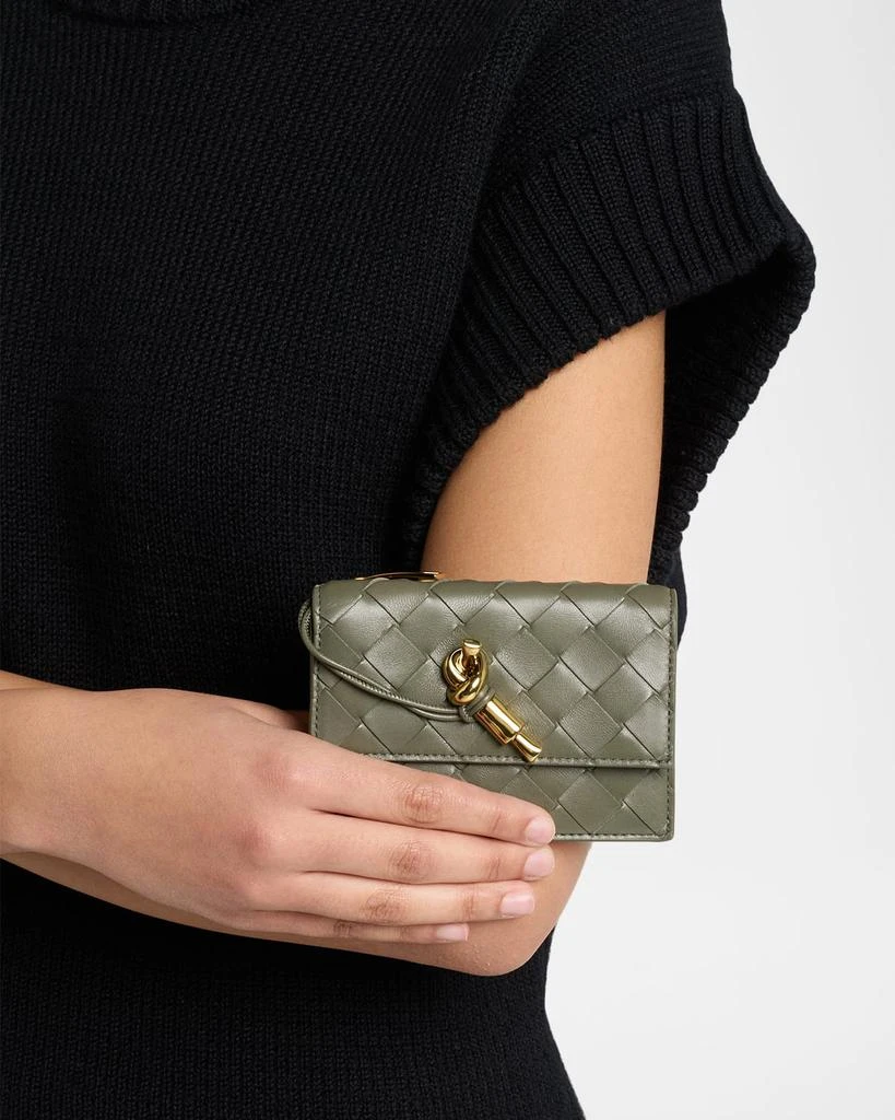 Bottega Veneta Andiamo Intrecciato Leather Zipped Card Case 2