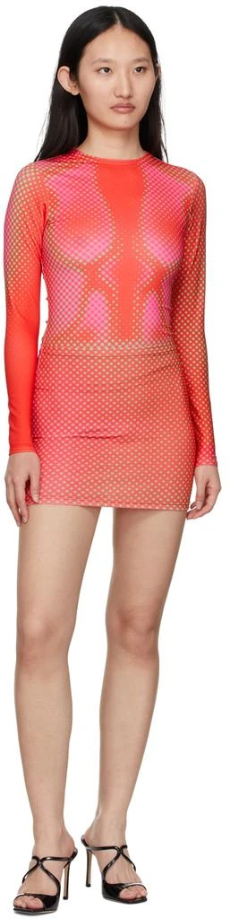Sinead Gorey SSENSE Exclusive Red Digital Print Curve Enhancing Top 4