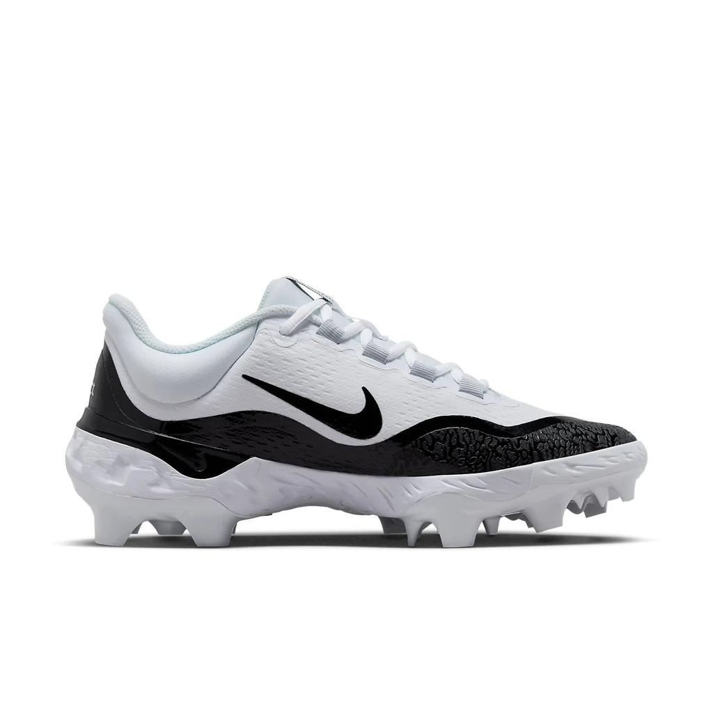 NIKE Alpha Huarache Elite 4 Low MCS FD6255-101 Men White Baseball Cleats ACAD361