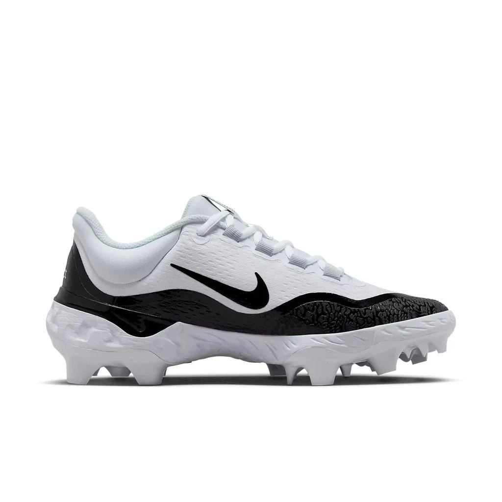 NIKE Alpha Huarache Elite 4 Low MCS FD6255-101 Men White Baseball Cleats ACAD361 2