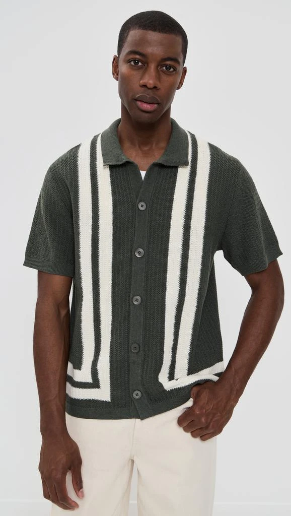 NN07 Ares Knit Button Down Polo 6