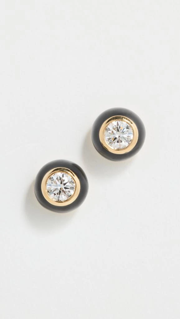 Melissa Kaye 18k Audrey Medium Studs 1