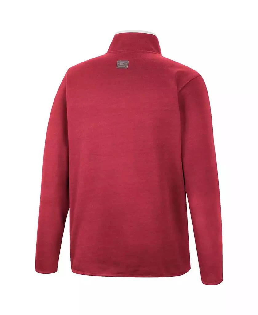 Colosseum Men's Crimson Alabama Crimson Tide Rebound Quarter-Snap Jacket 4