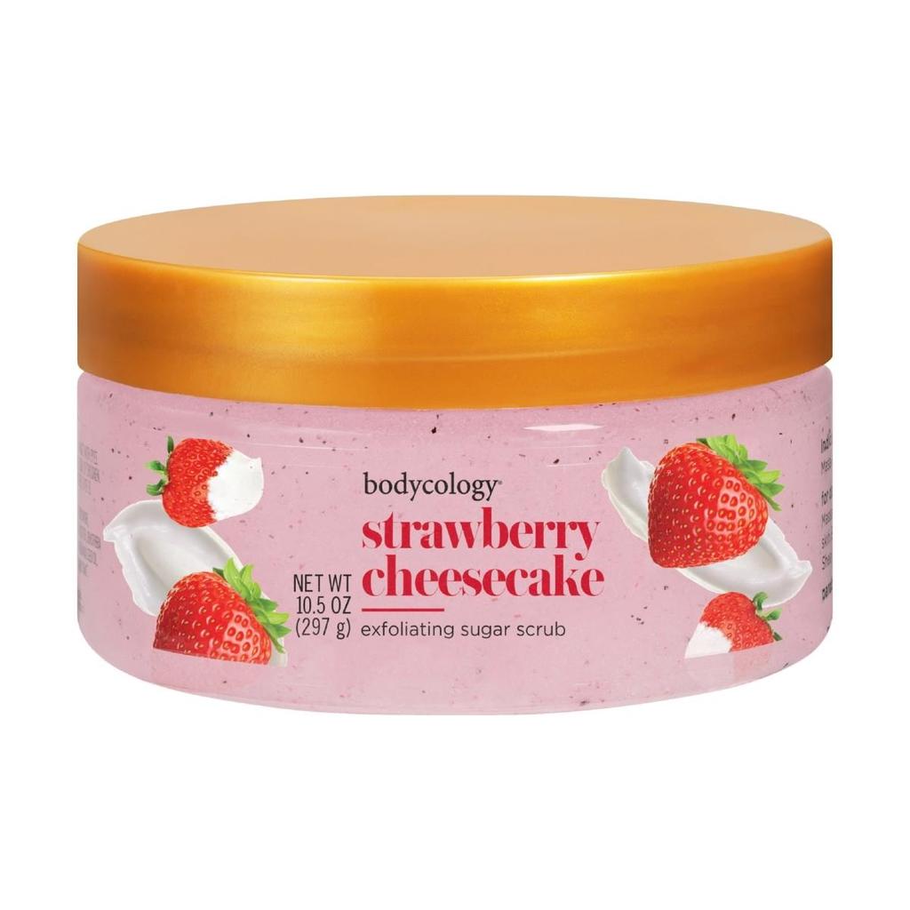bodycology 10.5 oz Strawberry Cheesecake Exfoliating Sugar Scrub for Women