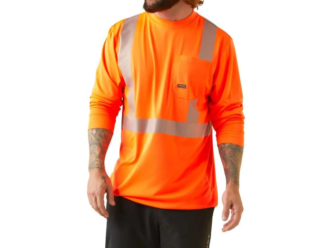Ariat Rebar Hi-Vis Ansi T-Shirt In Orange 1
