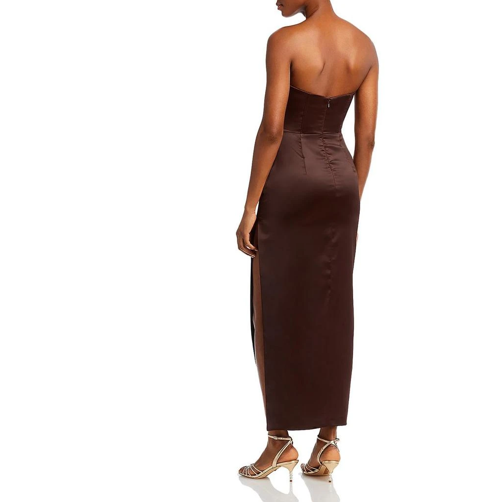 Bardot Womens Satin Midi Dress 2