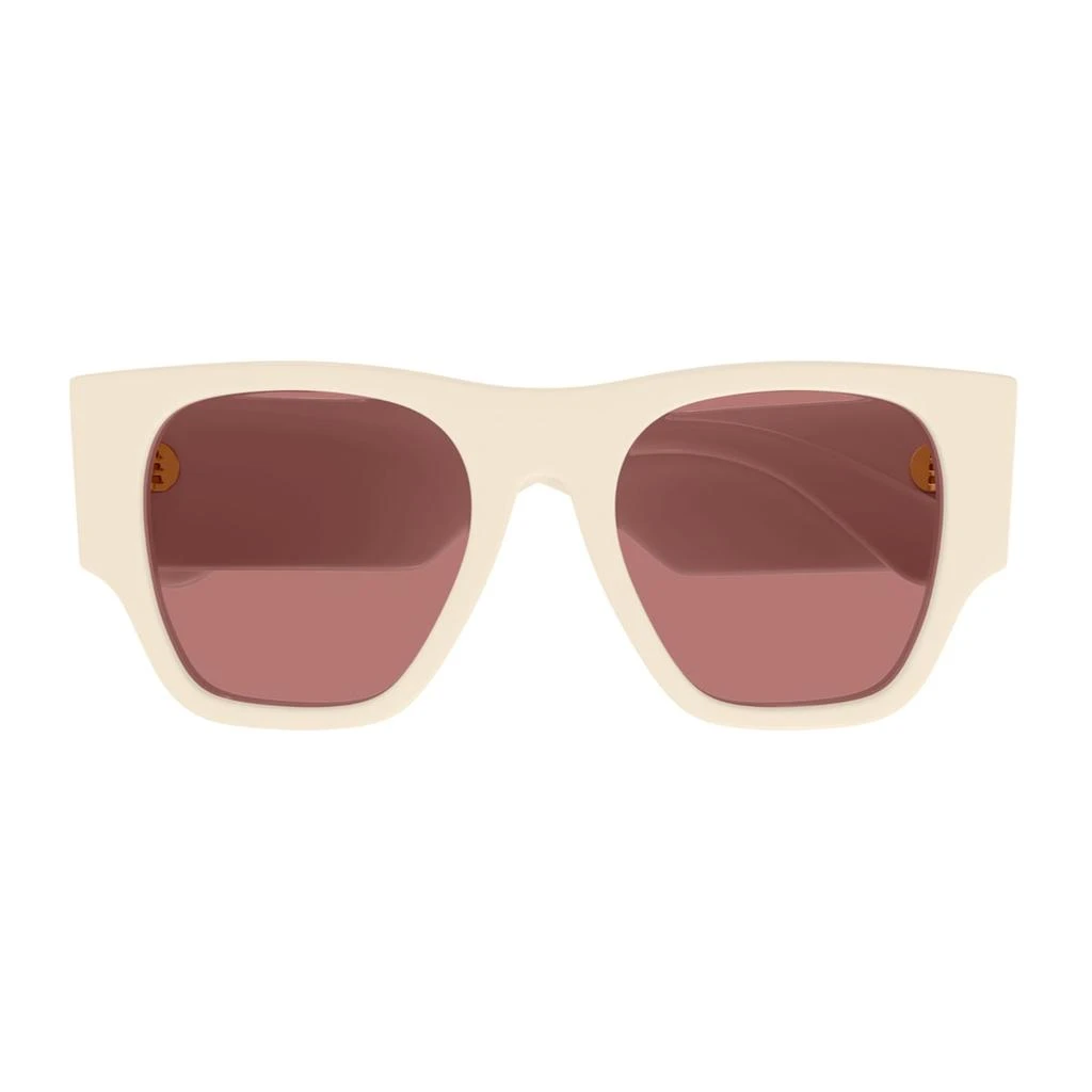Chloé Ch0233s Linea  003 Ivory Red Sunglasses 1