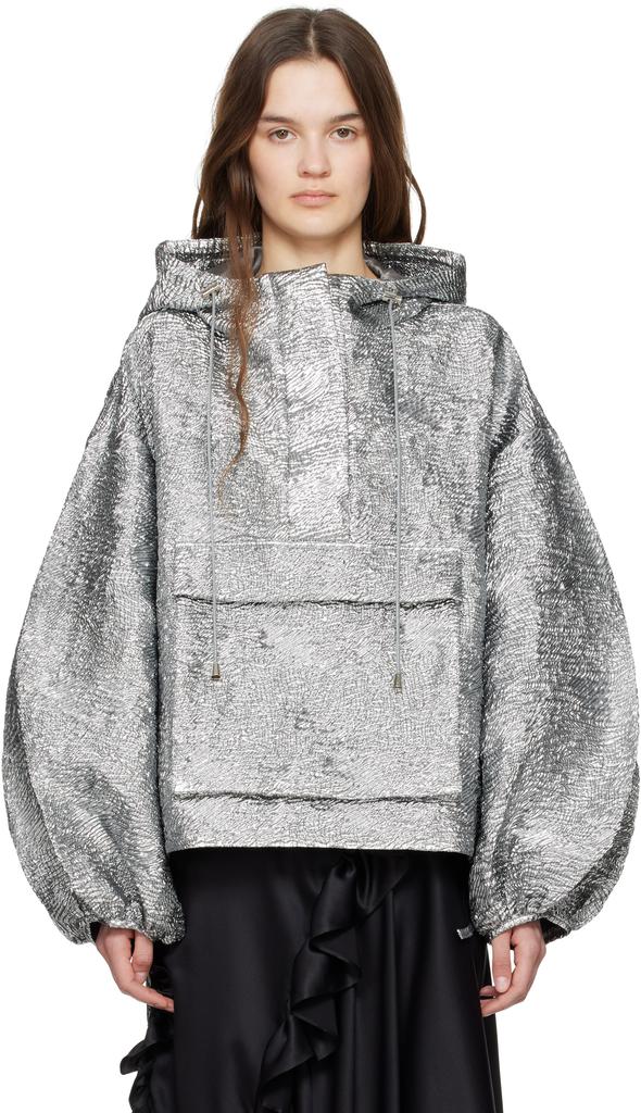CECILIE BAHNSEN Silver Orion Jacket