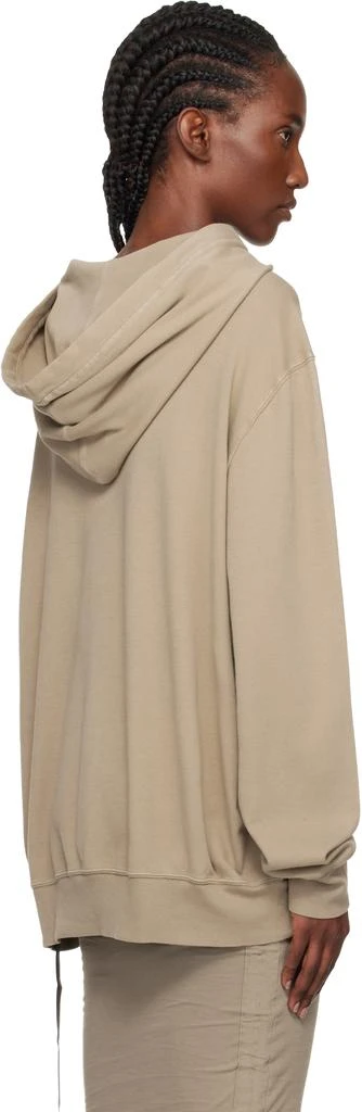 Rick Owens Taupe Concordians Oversized Hoodie 3