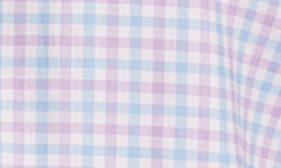 Jared Lang Trim Fit Gingham Pima Cotton Button-Up Shirt 4