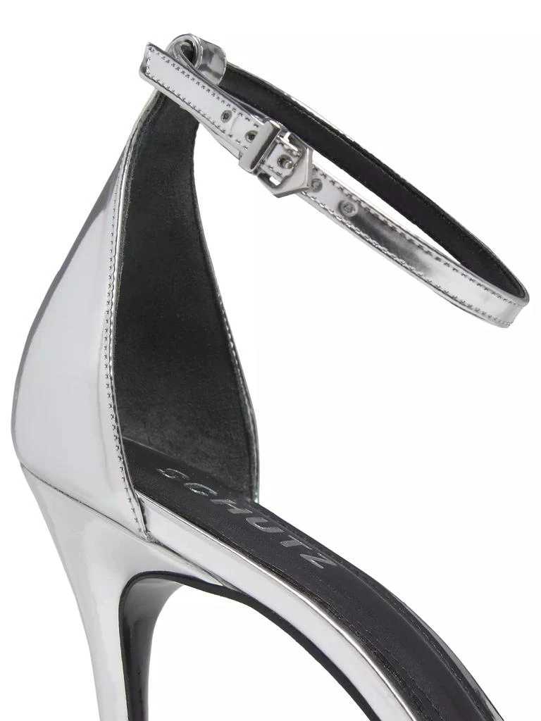 Schutz Pamela 101MM Metallic Sandals 5