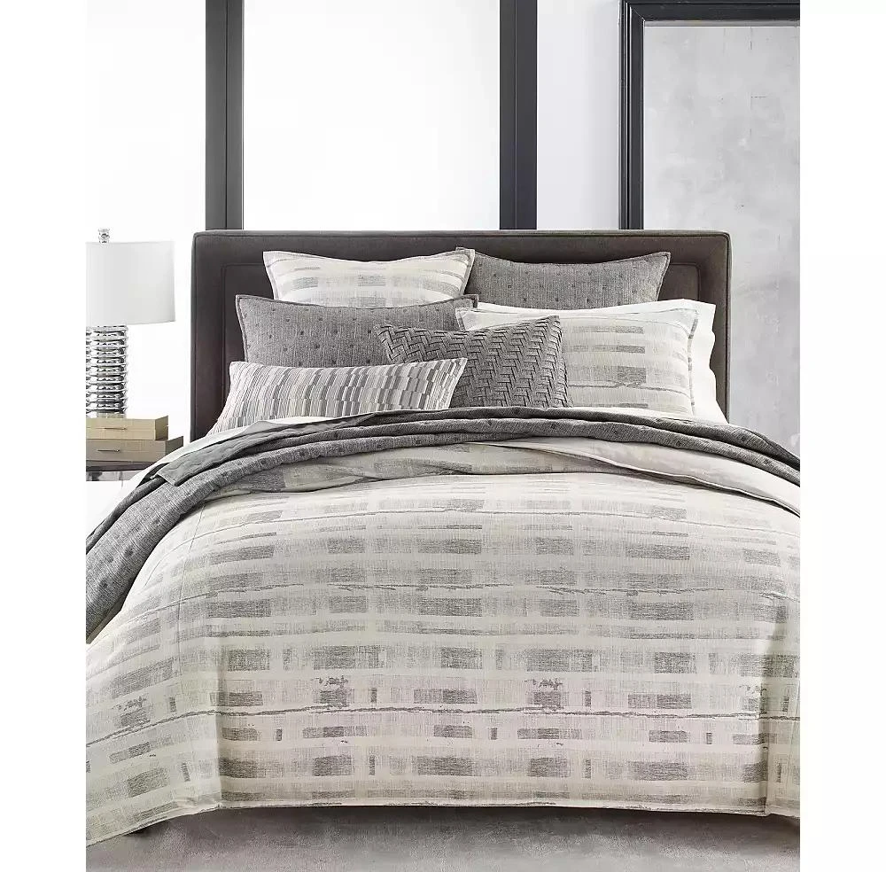 Hotel Collection Broken Stripe 3-Pc. Comforter Set, King, Exclusively at Macy’s 1