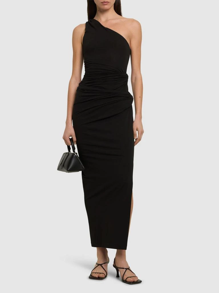 MSGM Draped Jersey Long Skirt 1