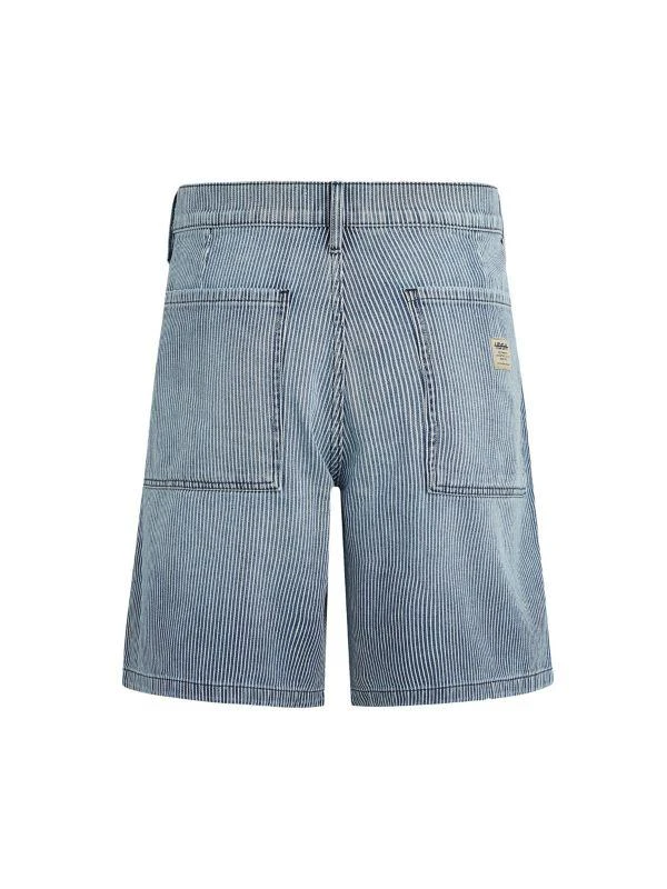 Hudson Pinstripe Denim Chino Shorts 2
