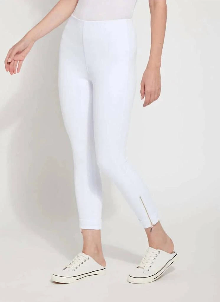 Lyssé Toothpick Denim Jean Leggings In White 1