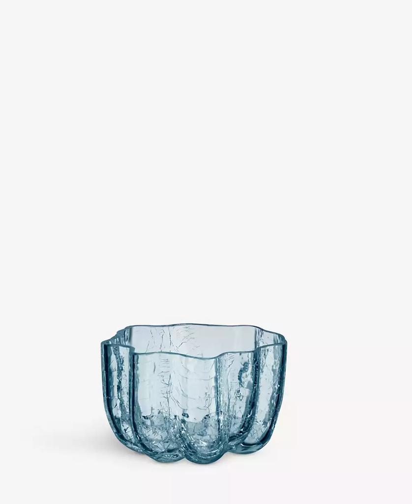Kosta Boda 3.8" Circular Crystal Glass Crackle Bowl