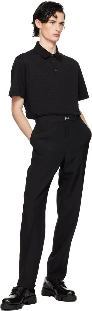 Givenchy Black Classic Fit Polo 5