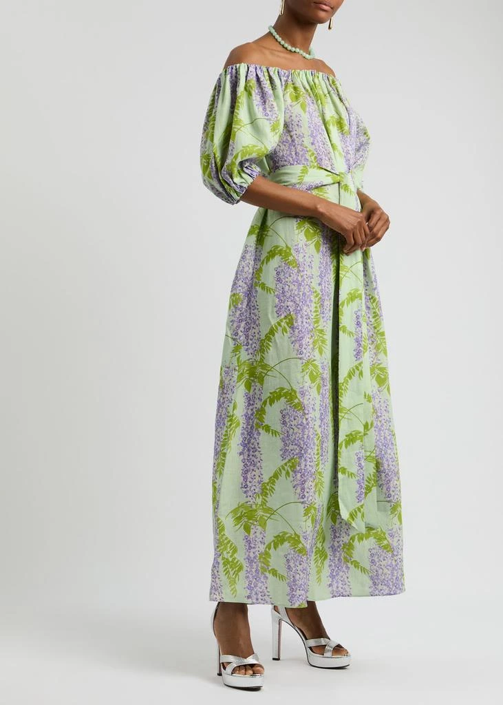 New Summer Women Floral Midi Chiffon Dress 3734