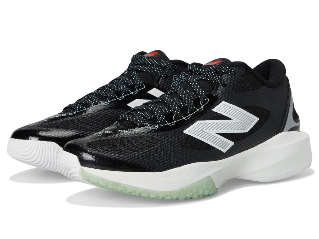 NEW NEW BALANCE men\'s fuelcell xc7 v5 shoes in black/bleached lime/hot mango NEW BALANCE Unisex FuelCell XC7 v5 Spikes Black/Bleached  main image 4