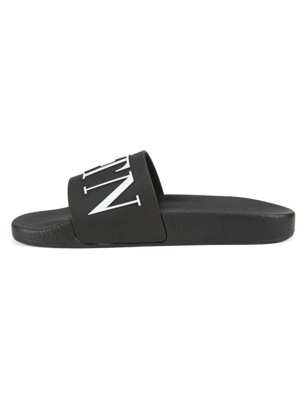 Valentino Logo Rubber Slides 4