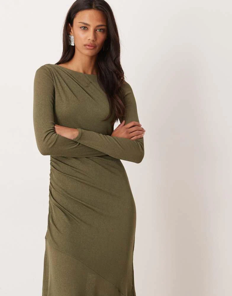 midi floral formal dress Floral Chiffon Wrap Midi Dress | Wrap DressA-Line Dress