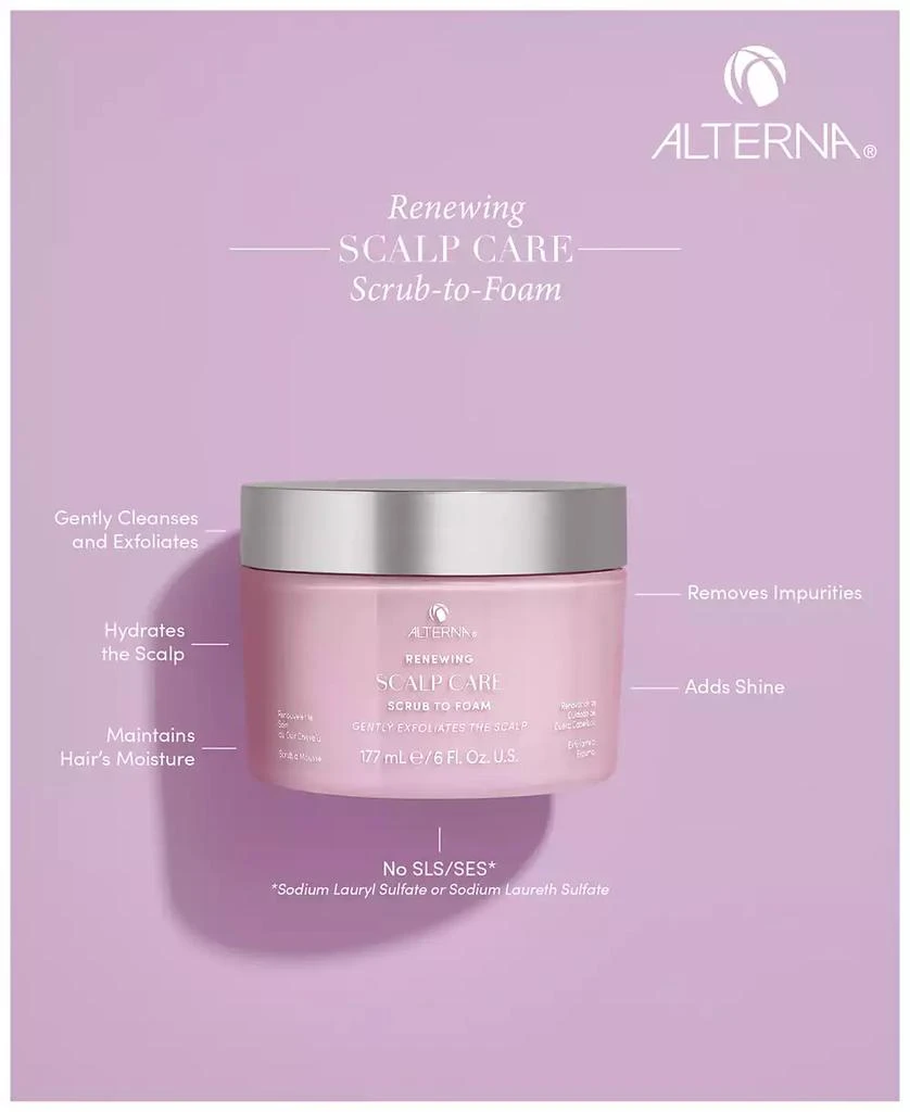 ALTERNA Renewing Scalp Care Scrub To Foam, 6 oz. 9