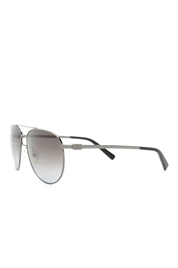 Salvatore Ferragamo 60mm Aviator Sunglasses 2