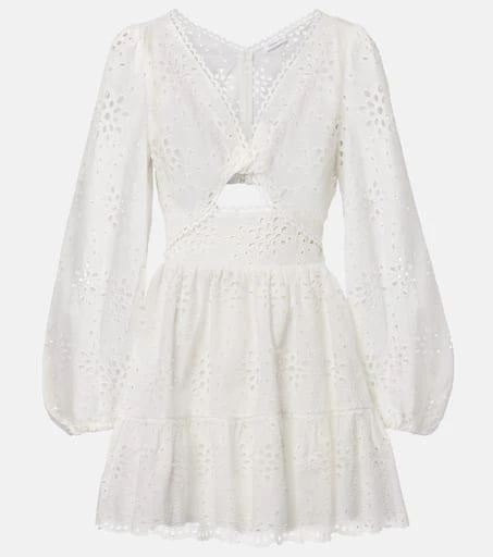 Alexandra Miro Mariah cotton minidress 1