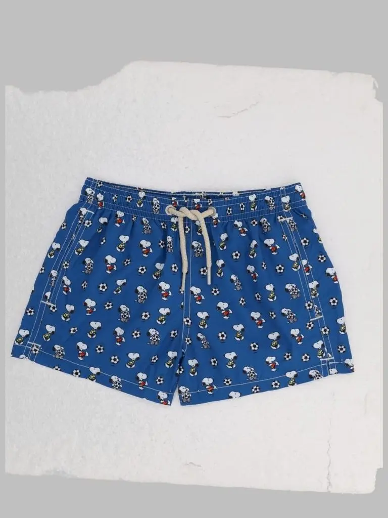 Mc2 Saint Barth Mc2 Saint Barth Kids Jean Snoopy Print Swimwear