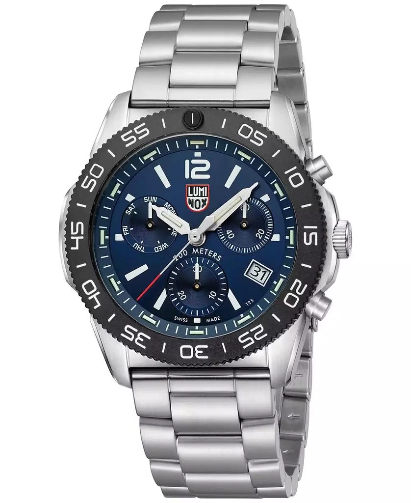 Luminox Men's Swiss Chronograph Pacific Diver Stainless Steel Bracelet Watch 44mm 2