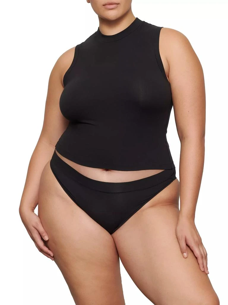 SKIMS Cotton Jersey Mock Neck Tank 2