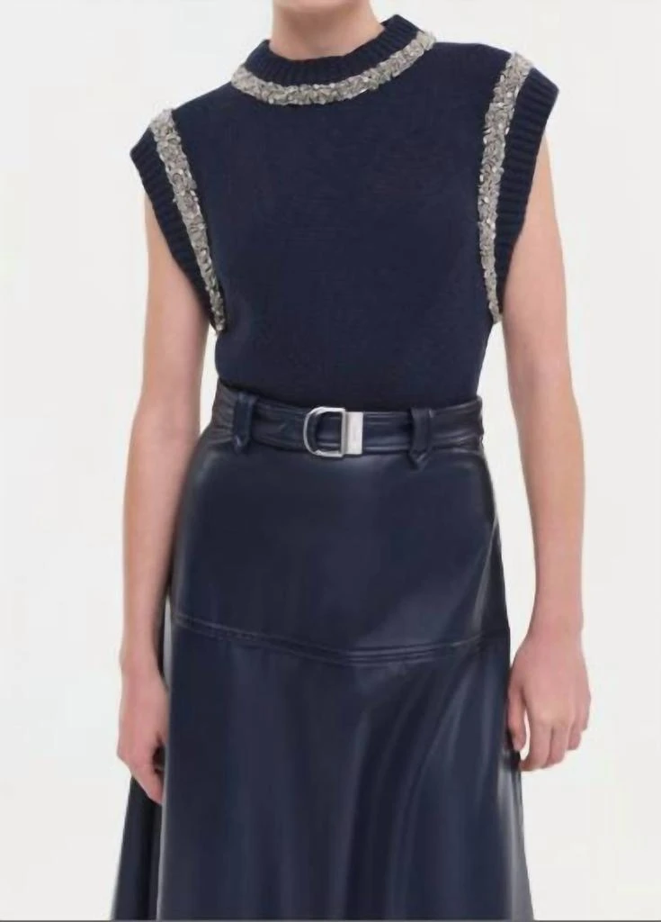 Jonathan Simkhai Jonathan Simkhai - JOANAE SLEEVELESS PULLOVER W/EMBELLISHMENT 1