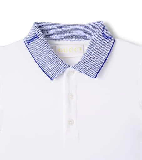 Gucci Baby cotton-blend polo shirt 3