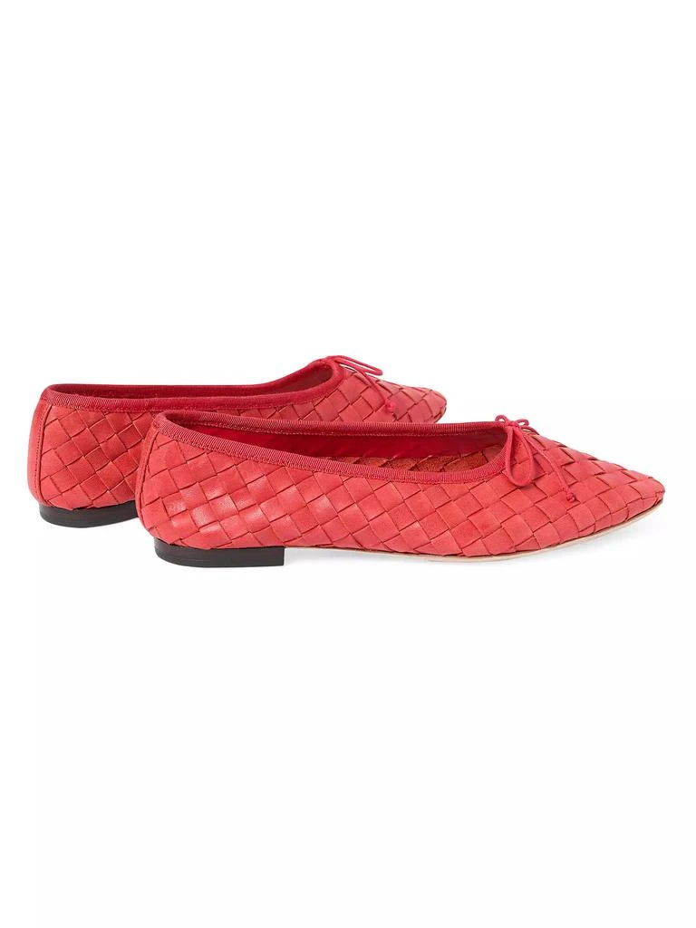 Loeffler Randall Landry Woven Leather Ballet Flats 4